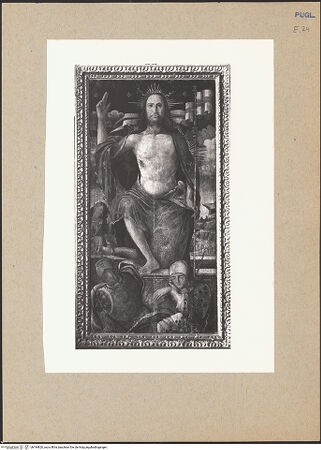 Vorderseite von Sopr. BAS BA [https://www.deutsche-digitale-bibliothek.de/content/lizenzen/rv-ez/] Die Auferstehung Christi - Gesamtansicht (nach der Restaurierung), bh184820_recto. Foto.