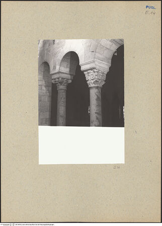 Vorderseite von ICCD [https://www.deutsche-digitale-bibliothek.de/content/lizenzen/rv-ez/] Kapitelle der Empore - Kapitelle der Nordarkade, bh184942_recto. Foto.