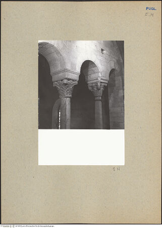 Vorderseite von ICCD [https://www.deutsche-digitale-bibliothek.de/content/lizenzen/rv-ez/] Kapitelle der Empore - Kapitelle der Nordarkade, bh184943_recto. Foto.