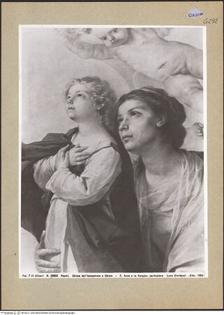 Vorderseite von Alinari [https://www.deutsche-digitale-bibliothek.de/content/lizenzen/rv-ez/] Anna mit der kleinen Maria - Detail: Anna und Maria, bh185311_recto. Foto.