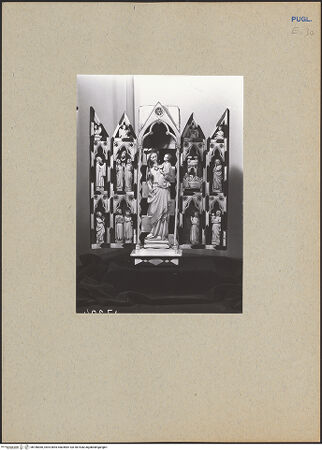 Vorderseite von ICCD [https://www.deutsche-digitale-bibliothek.de/content/lizenzen/rv-ez/] Flügelaltar (Madonna, Heiligen und Szenen aus dem Leben von Maria) - Gesamtansicht, bh186060_recto. Foto.