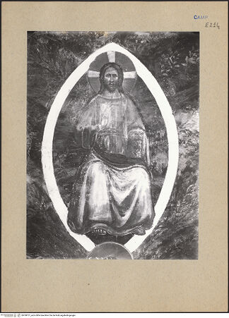 Vorderseite von ICCD [https://www.deutsche-digitale-bibliothek.de/content/lizenzen/rv-ez/] Die Wurzel JesseOberes Teil - Detail: Christus, bh188131_recto. Foto.