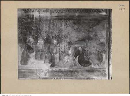 Vorderseite von ICCD [https://www.deutsche-digitale-bibliothek.de/content/lizenzen/rv-ez/] Szenen aus dem Leben der heiligen AnachoretenLeben in der Wüste - Teilansicht (rechte Seite), bh188166_recto. Foto.