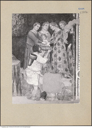 Vorderseite von Gabinetto Fotografico Nazionale [https://www.deutsche-digitale-bibliothek.de/content/lizenzen/rv-ez/] Geschichten von Joseph, Moses und SamsonGeschichten von Moses - Detail, Auffindung des Mosesknaben, bh188268_recto. Foto.