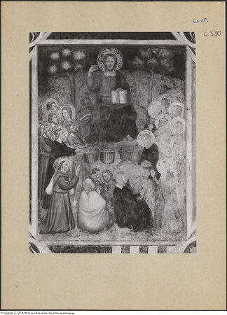 Vorderseite von ICCD [https://www.deutsche-digitale-bibliothek.de/content/lizenzen/rv-ez/] Mensa Christi - Gesamtansicht (ohne Rahmen), bh188313_recto. Foto.