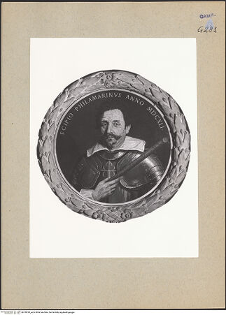 Vorderseite von Sopr. BAS NA [https://www.deutsche-digitale-bibliothek.de/content/lizenzen/rv-ez/] Bildnis des Scipione Filomarino - Detail: Bildnis, bh188393_recto. Foto.