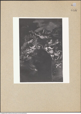 Vorderseite von Sopr. BAS NA [https://www.deutsche-digitale-bibliothek.de/content/lizenzen/rv-ez/] Die Madonna erscheint dem Heiligen Kajetan von Thiene - Gesamtansicht, bh188395_recto. Foto.