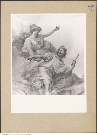 Vorderseite von Hutzel, Max [https://www.deutsche-digitale-bibliothek.de/content/lizenzen/rv-ez/] Glorie des Heinrich IV und der Bourbonen-Familie - Detail, bh188624_recto. Foto: Hutzel, Max.