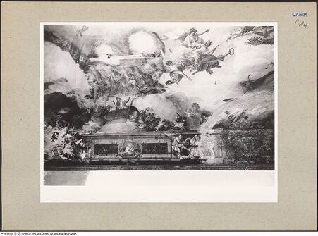 Vorderseite von Hutzel, Max [https://www.deutsche-digitale-bibliothek.de/content/lizenzen/rv-ez/] Glorie des Heinrich IV und der Bourbonen-Familie - Teilansicht, bh188628_recto. Foto: Hutzel, Max.