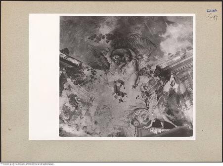 Vorderseite von Hutzel, Max [https://www.deutsche-digitale-bibliothek.de/content/lizenzen/rv-ez/] Glorie des Heinrich IV und der Bourbonen-Familie - Detail, bh188629_recto. Foto: Hutzel, Max.