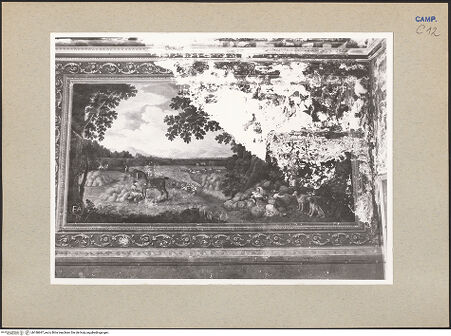 Vorderseite von Hutzel, Max [https://www.deutsche-digitale-bibliothek.de/content/lizenzen/rv-ez/] Erntezeit - Gesamtansicht, bh188647_recto. Foto: Hutzel, Max.