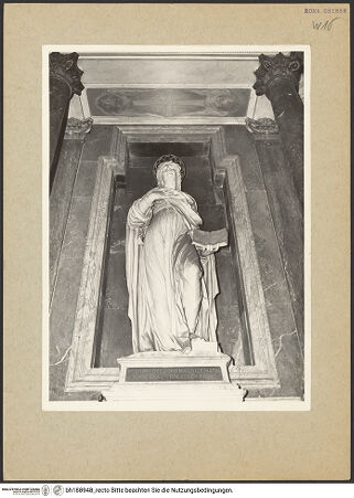 Vorderseite von Bibliotheca Hertziana [https://www.deutsche-digitale-bibliothek.de/content/lizenzen/rv-fz/] Die heilige Silvia - , bh188948_recto. Foto: Rigamonti.