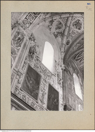 Vorderseite von Kunsthistorisches Institut der Universität Wien [https://www.deutsche-digitale-bibliothek.de/content/lizenzen/rv-ez/] Cattedrale - Erstes Joch, Nordwand und Gewölbe, bh190107_recto. Foto.