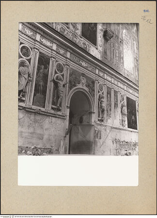 Vorderseite von Kunsthistorisches Institut der Universität Wien [https://www.deutsche-digitale-bibliothek.de/content/lizenzen/rv-ez/] Cattedrale - Erstes und zweites Joch, Nordwand, bh190108_recto. Foto.