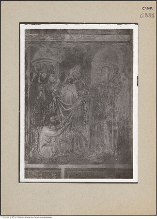 Vorderseite von Sopr. BAS NA [https://www.deutsche-digitale-bibliothek.de/content/lizenzen/rv-ez/] Szenen aus dem Leben des heiligen Johannes des EvangelistenJohannes erweckt Leute von den Toten - Gesamtansicht, bh190665_recto. Foto.