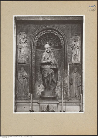Vorderseite von Sopr. BAS NA [https://www.deutsche-digitale-bibliothek.de/content/lizenzen/rv-ez/] Altar des heiligen Johannes des Täufers - Gesamtansicht, bh190967_recto. Foto.