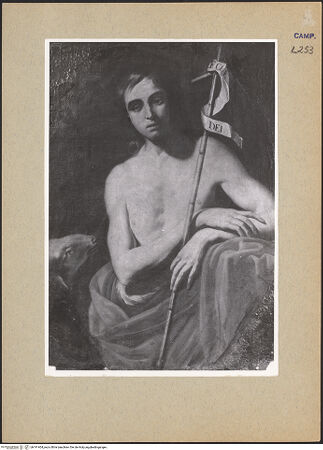 Vorderseite von Sopr. BAS NA [https://www.deutsche-digitale-bibliothek.de/content/lizenzen/rv-ez/] Johannes der Täufer - Gesamtansicht, bh191404_recto. Foto.