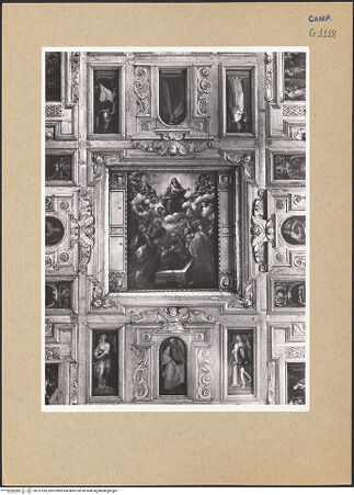 Vorderseite von Sopr. BAS NA [https://www.deutsche-digitale-bibliothek.de/content/lizenzen/rv-ez/] DeckendekorationMariä Himmelfahrt - Gesamtansicht, bh191418_recto. Foto.