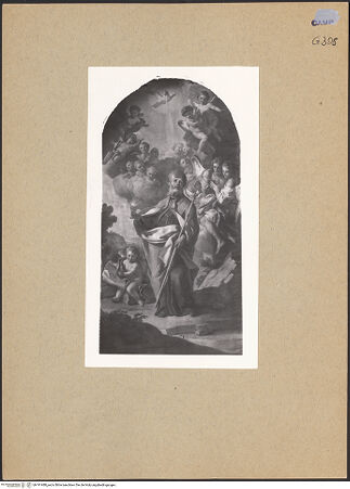 Vorderseite von Sopr. BAS NA [https://www.deutsche-digitale-bibliothek.de/content/lizenzen/rv-ez/] Heiliger Augustinus - Gesamtansicht, bh191488_recto. Foto.