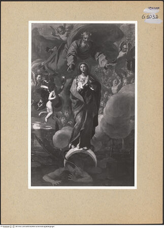 Vorderseite von Sopr. BAS NA [https://www.deutsche-digitale-bibliothek.de/content/lizenzen/rv-ez/] Unbefleckte Empfängnis - Gesamtansicht, bh191807_recto. Foto.