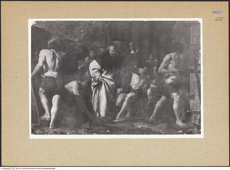 Vorderseite von Sopr. BAS NA [https://www.deutsche-digitale-bibliothek.de/content/lizenzen/rv-ez/] Heiliger Hugo gründet die Kirche von Lincoln - Gesamtansicht, bh191812_recto. Foto.