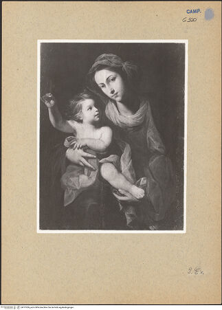Vorderseite von Sopr. BAS NA [https://www.deutsche-digitale-bibliothek.de/content/lizenzen/rv-ez/] Madonna - Gesamtansicht, bh191836_recto. Foto.