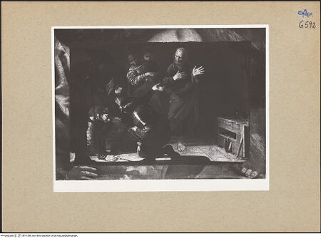 Vorderseite von Sopr. BAS NA [https://www.deutsche-digitale-bibliothek.de/content/lizenzen/rv-ez/] Verleugnung des Petrus - Gesamtansicht, bh191838_recto. Foto.