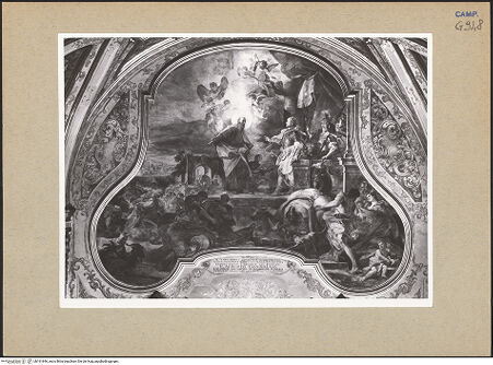 Vorderseite von Sopr. BAS NA [https://www.deutsche-digitale-bibliothek.de/content/lizenzen/rv-ez/] König Joram besucht Elischa, der Fülle und Überfluß prophezeit - Gesamtansicht, bh191846_recto. Foto.