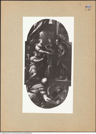 Vorderseite von Sopr. BAS NA [https://www.deutsche-digitale-bibliothek.de/content/lizenzen/rv-ez/] Die Hochzeit von Maria und Joseph - Gesamtansicht, bh191924_recto. Foto.