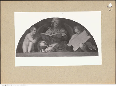 Vorderseite von Sopr. BAS NA [https://www.deutsche-digitale-bibliothek.de/content/lizenzen/rv-ez/] Deckendekoration und WanddekorationPropheten; SybillenSibyl - Gesamtansicht, bh191927_recto. Foto.