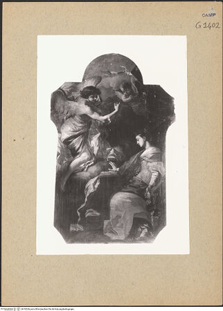 Vorderseite von Sopr. BAS NA [https://www.deutsche-digitale-bibliothek.de/content/lizenzen/rv-ez/] Verkündigung - Gesamtansicht, bh192266_recto. Foto.