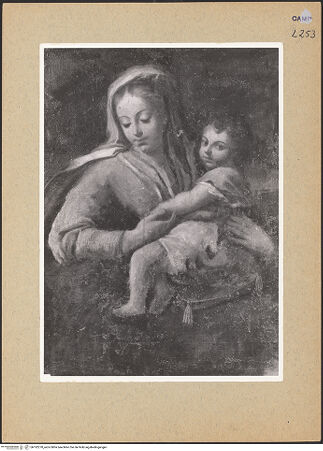 Vorderseite von Sopr. BAS NA [https://www.deutsche-digitale-bibliothek.de/content/lizenzen/rv-ez/] Madonna - Gesamtansicht, bh192270_recto. Foto.