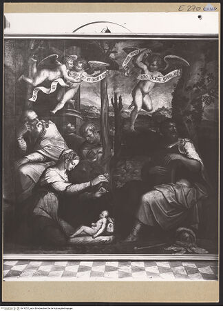 Vorderseite von ICCD [https://www.deutsche-digitale-bibliothek.de/content/lizenzen/rv-ez/] Geburt Christi - Gesamtansicht, bh192525_recto. Foto.