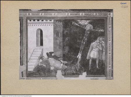 Vorderseite von ICCD [https://www.deutsche-digitale-bibliothek.de/content/lizenzen/rv-ez/] Szenen aus dem Leben des Apostel AndreasMartyrium des Andreas - Gesamtansicht, bh192814_recto. Foto.