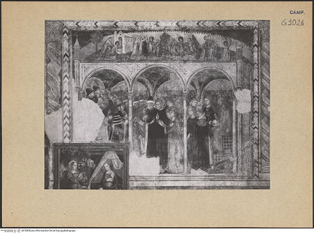 Vorderseite von ICCD [https://www.deutsche-digitale-bibliothek.de/content/lizenzen/rv-ez/] Szenen aus dem Leben der heiligen Elisabeth von ThüringenHochzeit und Jugend - Gesamtansicht, bh192838_recto. Foto.