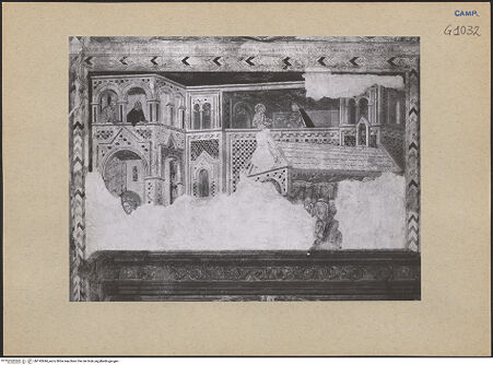 Vorderseite von ICCD [https://www.deutsche-digitale-bibliothek.de/content/lizenzen/rv-ez/] Szenen aus dem Leben der heiligen Elisabeth von ThüringenBlumenwunder und Almosen der Elisabeth - Gesamtansicht, bh192844_recto. Foto.