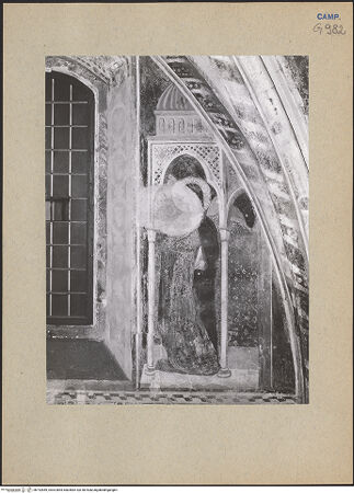 Vorderseite von ICCD [https://www.deutsche-digitale-bibliothek.de/content/lizenzen/rv-ez/] Christus, Verkündigung, Madonna und HeiligenVerkündigung - Maria, bh192849_recto. Foto.