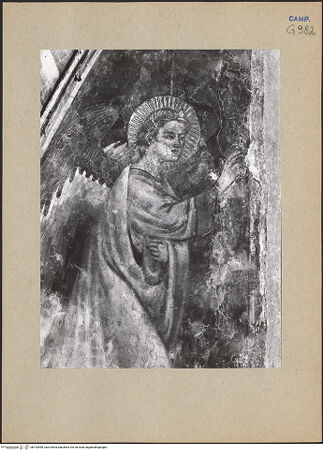 Vorderseite von ICCD [https://www.deutsche-digitale-bibliothek.de/content/lizenzen/rv-ez/] Christus, Verkündigung, Madonna und HeiligenVerkündigung - Engel, Detail, bh192850_recto. Foto.