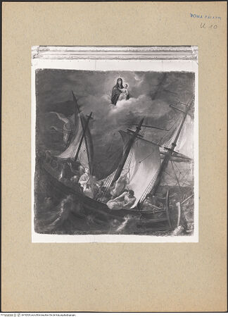 Vorderseite von GFN [https://rightsstatements.org/page/CNE/1.0/] Pietro Colonna aus dem Sturm gerettet - , bh192929_recto. Foto.