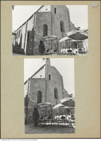 Vorderseite von Brenk [https://www.deutsche-digitale-bibliothek.de/content/lizenzen/rv-ez/] Santa Maria delle Grazie - Ostbau, Teilansicht von Südosten, bh193132_bh193133_recto. Foto: Brenk, Beat.