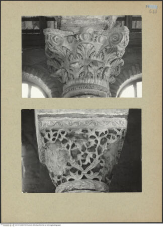 Vorderseite von Brenk [https://www.deutsche-digitale-bibliothek.de/content/lizenzen/rv-ez/] Kapitelle des LanghausesKapitell 5 (N5) - Gesamtansicht, bh193134_bh193135_recto. Foto: Brenk, Beat.