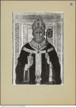 Vorderseite von ICCD [https://www.deutsche-digitale-bibliothek.de/content/lizenzen/rv-ez/] Grabporträt des Erzbischofs Uberto d'Ormont - Erzbischof Uberto d'Ormont, bh193334_recto. Foto.