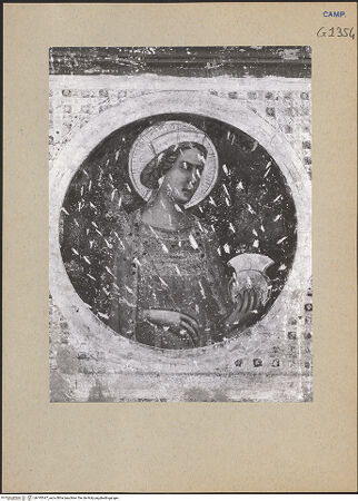 Vorderseite von ICCD [https://www.deutsche-digitale-bibliothek.de/content/lizenzen/rv-ez/] Szenen aus dem Leben des heiligen MartinHeiligen und Madonna - Heilige (2), bh193347_recto. Foto.