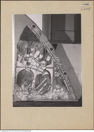 Vorderseite von Gabinetto Fotografico Nazionale [https://www.deutsche-digitale-bibliothek.de/content/lizenzen/rv-ez/] Geschichten von Joseph, Moses und SamsonSamson zerstört den Tempel der Philister - Gesamtansicht, bh193711_recto. Foto.
