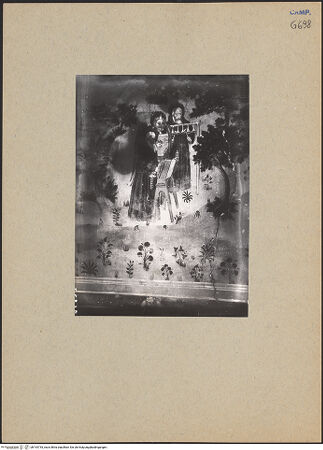 Vorderseite von ICCD [https://www.deutsche-digitale-bibliothek.de/content/lizenzen/rv-ez/] Szenen aus dem Leben der heiligen AnachoretenLeben in der Wüste und Ekstase - Teilansicht (rechte Seite), bh193735_recto. Foto.