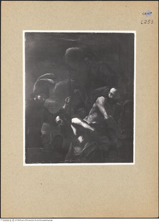 Vorderseite von Sopr. BAS NA [https://www.deutsche-digitale-bibliothek.de/content/lizenzen/rv-ez/] Martyrium des heiligen Paulus - Gesamtansicht, bh194602_recto. Foto.