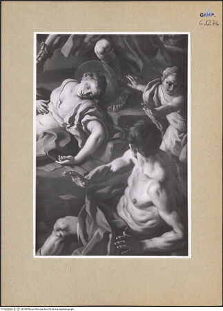 Vorderseite von Sopr. BAS NA [https://www.deutsche-digitale-bibliothek.de/content/lizenzen/rv-ez/] Martyrium der heiligen Barbara - Detail, bh194658_recto. Foto.