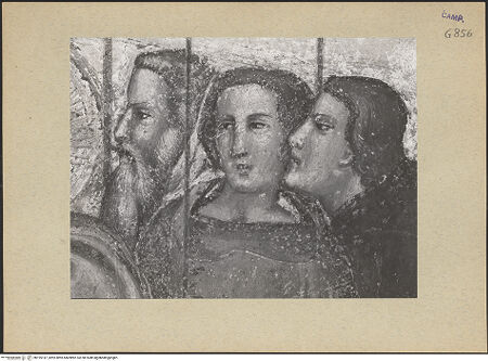 Vorderseite von ICCD [https://www.deutsche-digitale-bibliothek.de/content/lizenzen/rv-ez/] Szenen aus dem Leben MariasHochzeit von Maria und Joseph - Detail (rechte Seite), bh195147_recto. Foto.