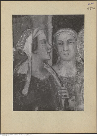 Vorderseite von ICCD [https://www.deutsche-digitale-bibliothek.de/content/lizenzen/rv-ez/] Szenen aus dem Leben MariasHochzeit von Maria und Joseph - Detail (linke Seite), bh195151_recto. Foto.