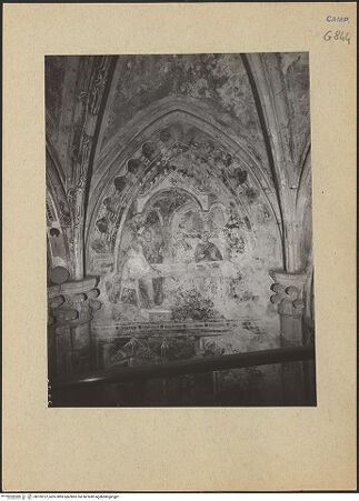 Vorderseite von ICCD [https://www.deutsche-digitale-bibliothek.de/content/lizenzen/rv-ez/] Szenen aus der Legende der heiligen Maria MagdalenaMaria Magdalena salbt die Füße Christi - Gesamtansicht, bh195157_recto. Foto.